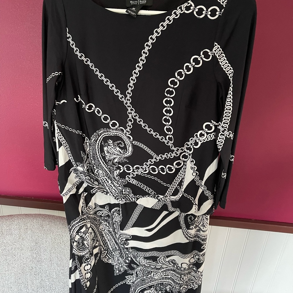 White House Black Market chain link dress